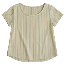 Load image into Gallery viewer, Women’s 100% Pure Silk Short Sleeve Blouse - SPOIL ME Silk Top Simple Design & Cooling Feel