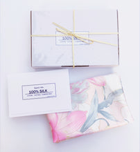Load image into Gallery viewer, silk pillowcase gift box flora print