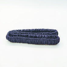 Load image into Gallery viewer, spoil me pure mulberry silk headband australia navy