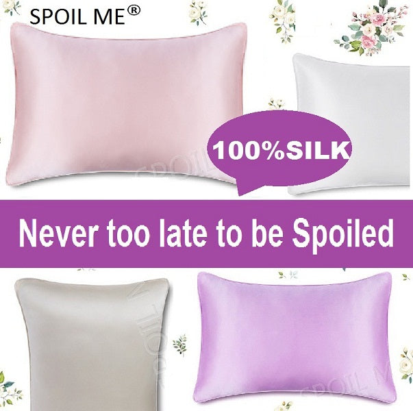 Is Spoil Me Silk Pillowcase Made of Real Silk Material?