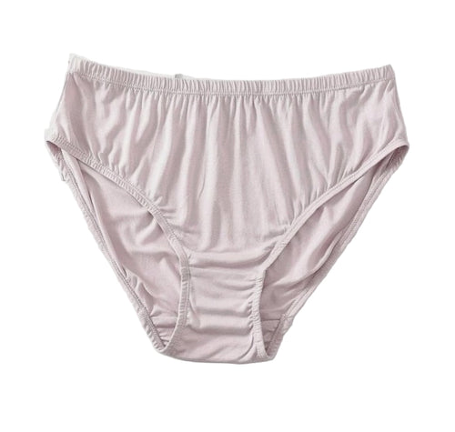 100% Mulberry Silk Women’s Underwear – SPOIL ME Pale Mauve Haze Silk Knit Full Brief