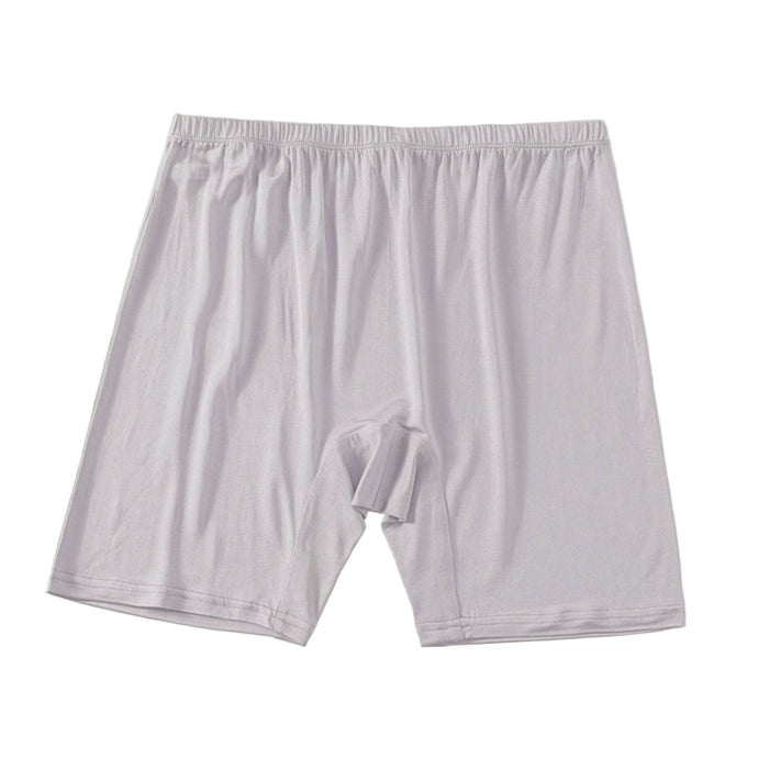 100% Mulberry Silk Unisex Underwear Shorts – SPOIL ME Nude Grey Silk Jersey Under Shorts
