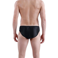 Load image into Gallery viewer, 100% Mulberry Silk Men&#39;s Brief Underwear Men Slip Underwear Black Australia
