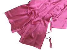 Load image into Gallery viewer, 100_MulberrySilkRobeforWomenPink
