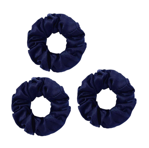 real silk scrunchies australia navy blue