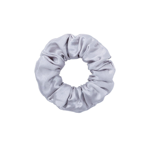 genuine silk scrunchies silver grey australia