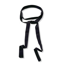 Load image into Gallery viewer, Black 100% Silk Thin Ribbon Choker
