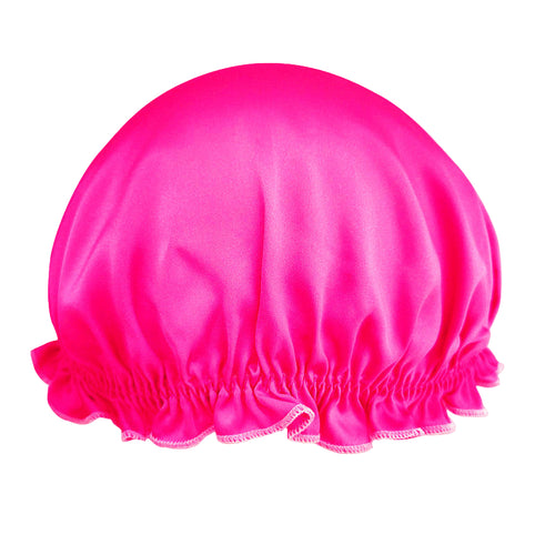 silk bonnet for kids vivid pink australia