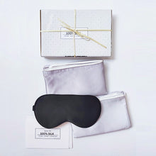 Load image into Gallery viewer, gift boxed silk pillowcase silk eye mask
