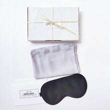 Load image into Gallery viewer, gift sets silk pillowcase silk sleep mask
