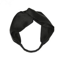 Load image into Gallery viewer, silk headband black
