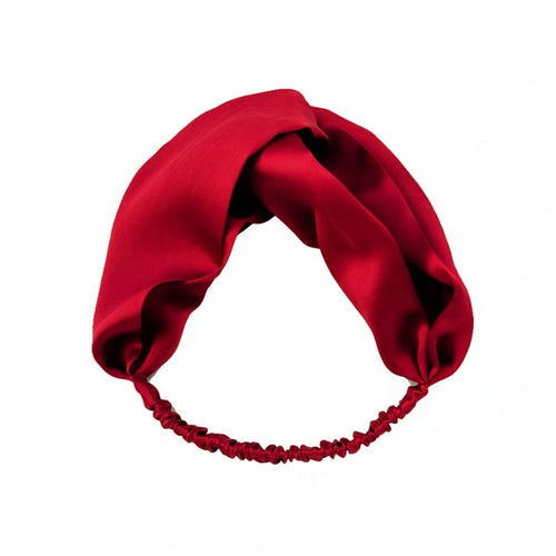 silk hari band red