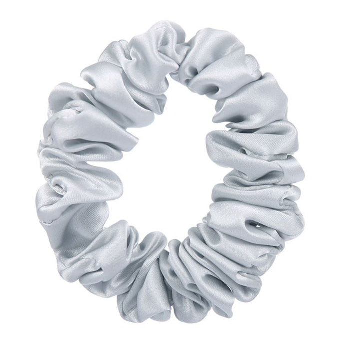 silk scrunchies silver grey australia