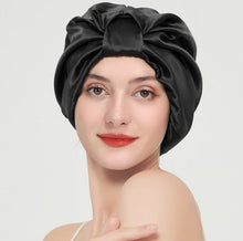 Load image into Gallery viewer, silk turban black australia
