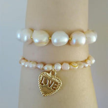 Load image into Gallery viewer, freshwater pearl bracelet
