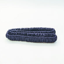 Load image into Gallery viewer, spoil me pure mulberry silk headband australia navy
