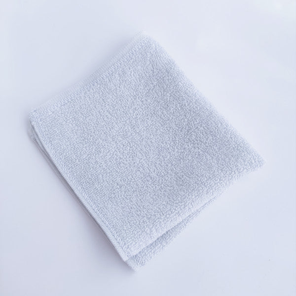 100% Silk Fabric Beauty Towel -SPOIL ME Silk Face Towel Blue