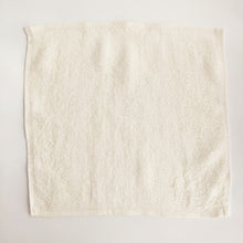 Load image into Gallery viewer, 100% Silk Fabric Beauty Towel -SPOIL ME Silk Face Towel White Cream
